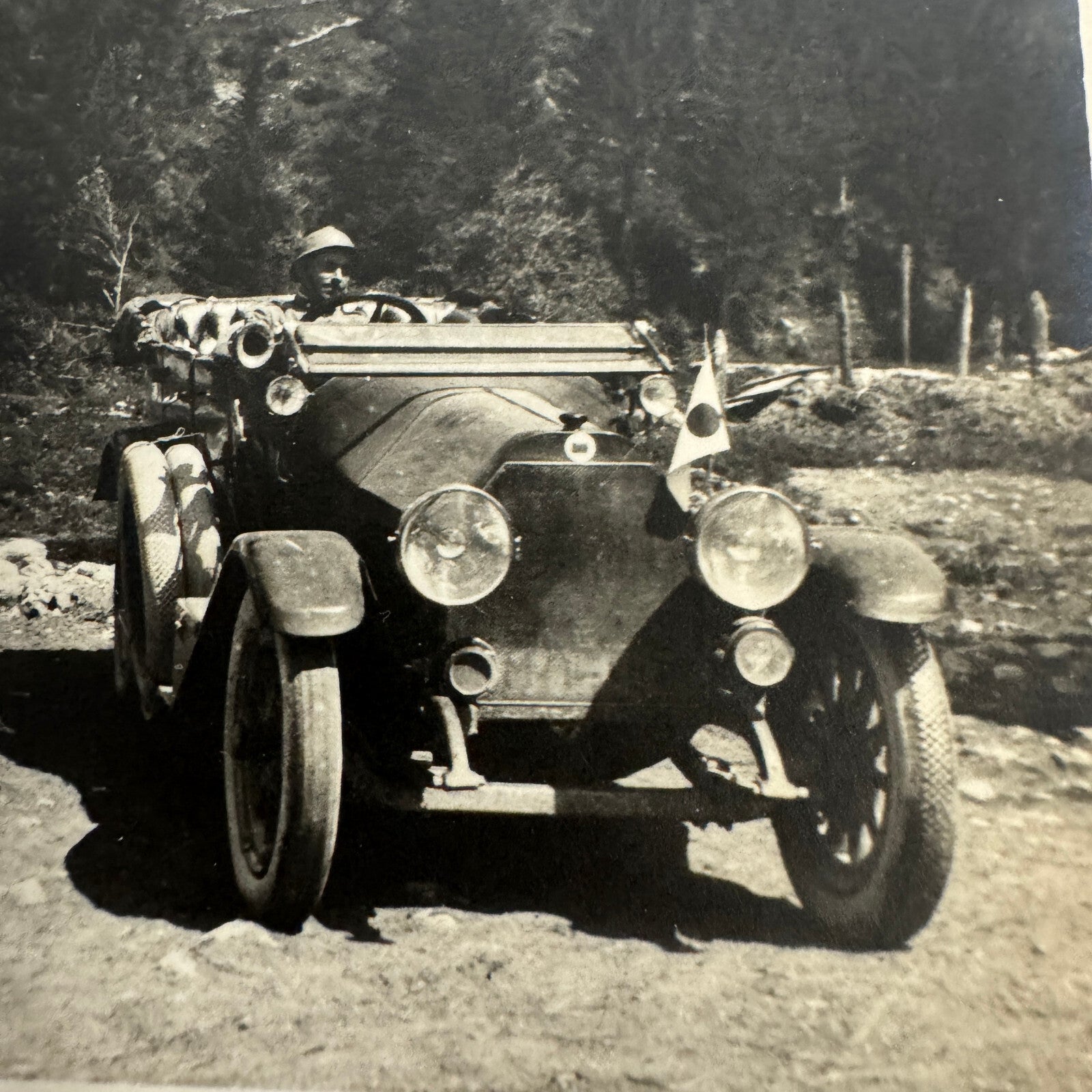 Vintage Car Photo Postcard Post Card RPPC Real Photo Postcard Automobile