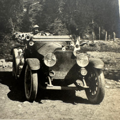 Vintage Car Photo Postcard Post Card RPPC Real Photo Postcard Automobile