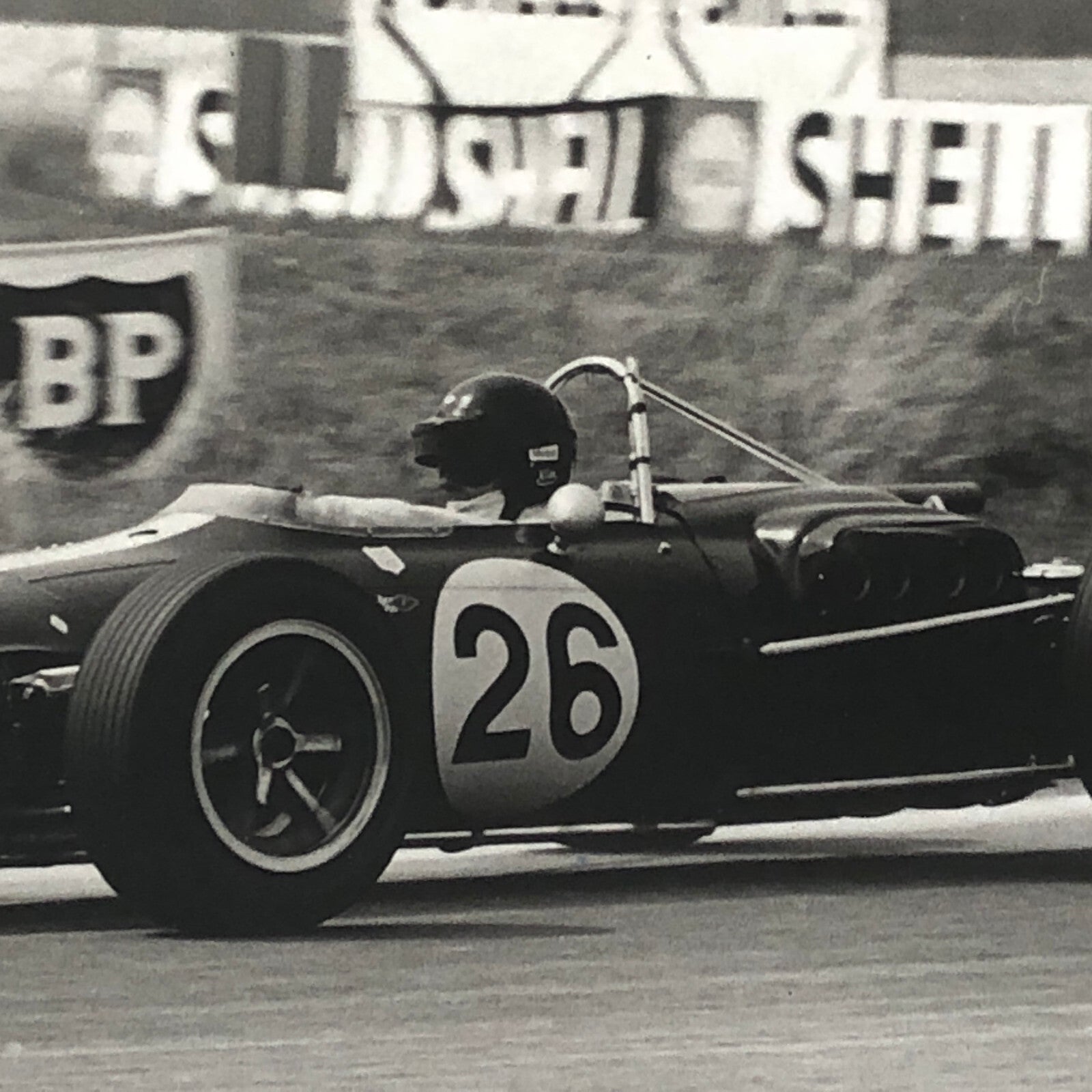 Dan Gurney Eagle Car Grand Prix Racing Car Driver Photo Photograph Vintage