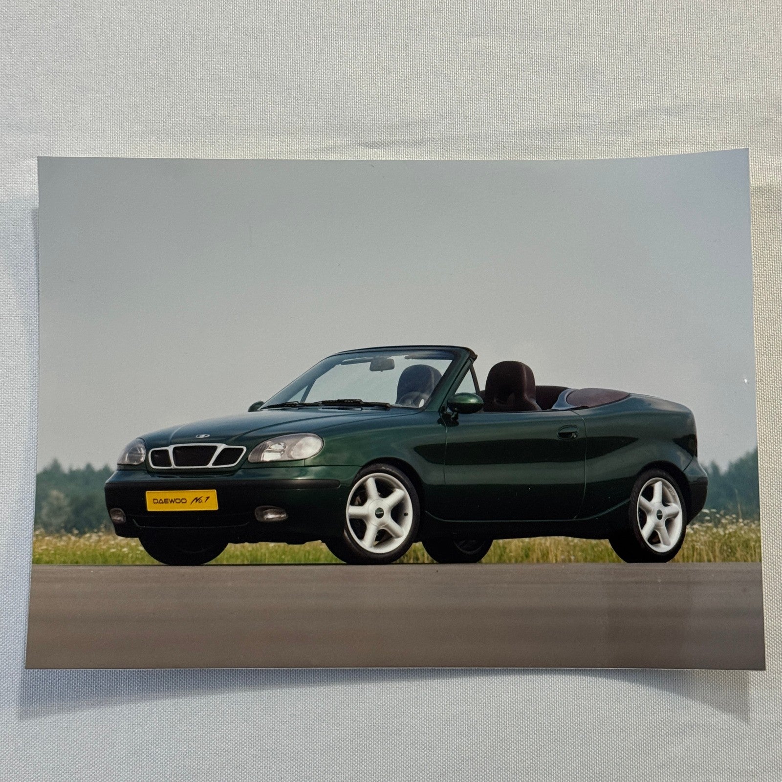 Daewoo Concept Car Photo Daewoo No 1 Roadster Convertible Photograph Lot 2x