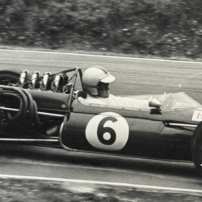 Vintage Racing Photo Photograph Denny Hulme Brands Hatch Grand Prix 1966 Brabham