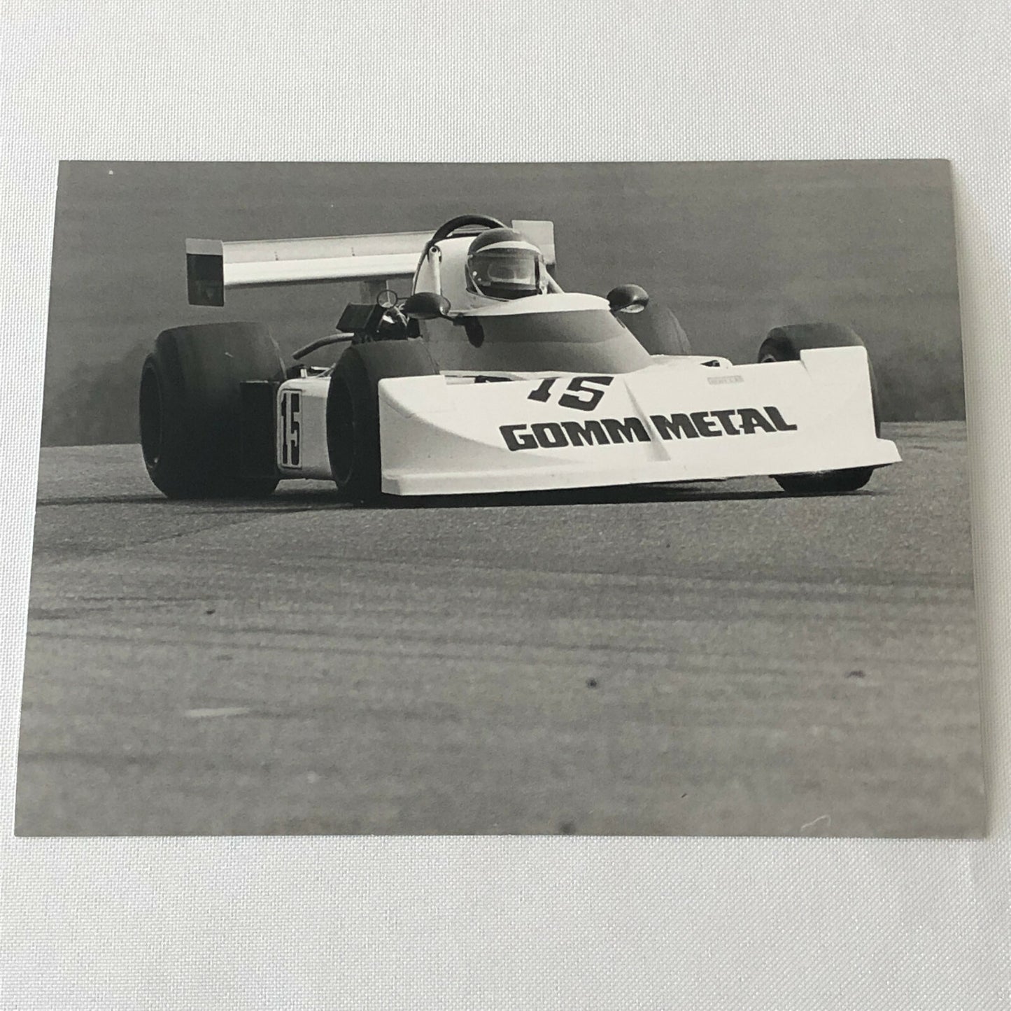 Vintage 1976 Formula 2 F2 Thruxton Grand Prix Racing Photo Photograph March 