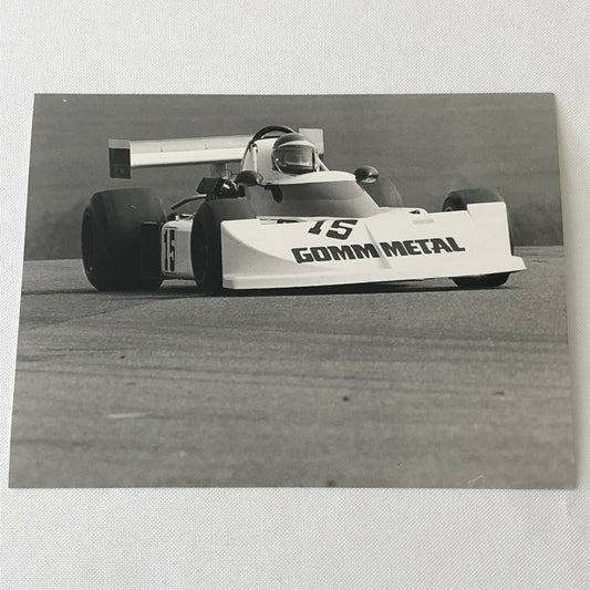 Vintage 1976 Formula 2 F2 Thruxton Grand Prix Racing Photo Photograph March 