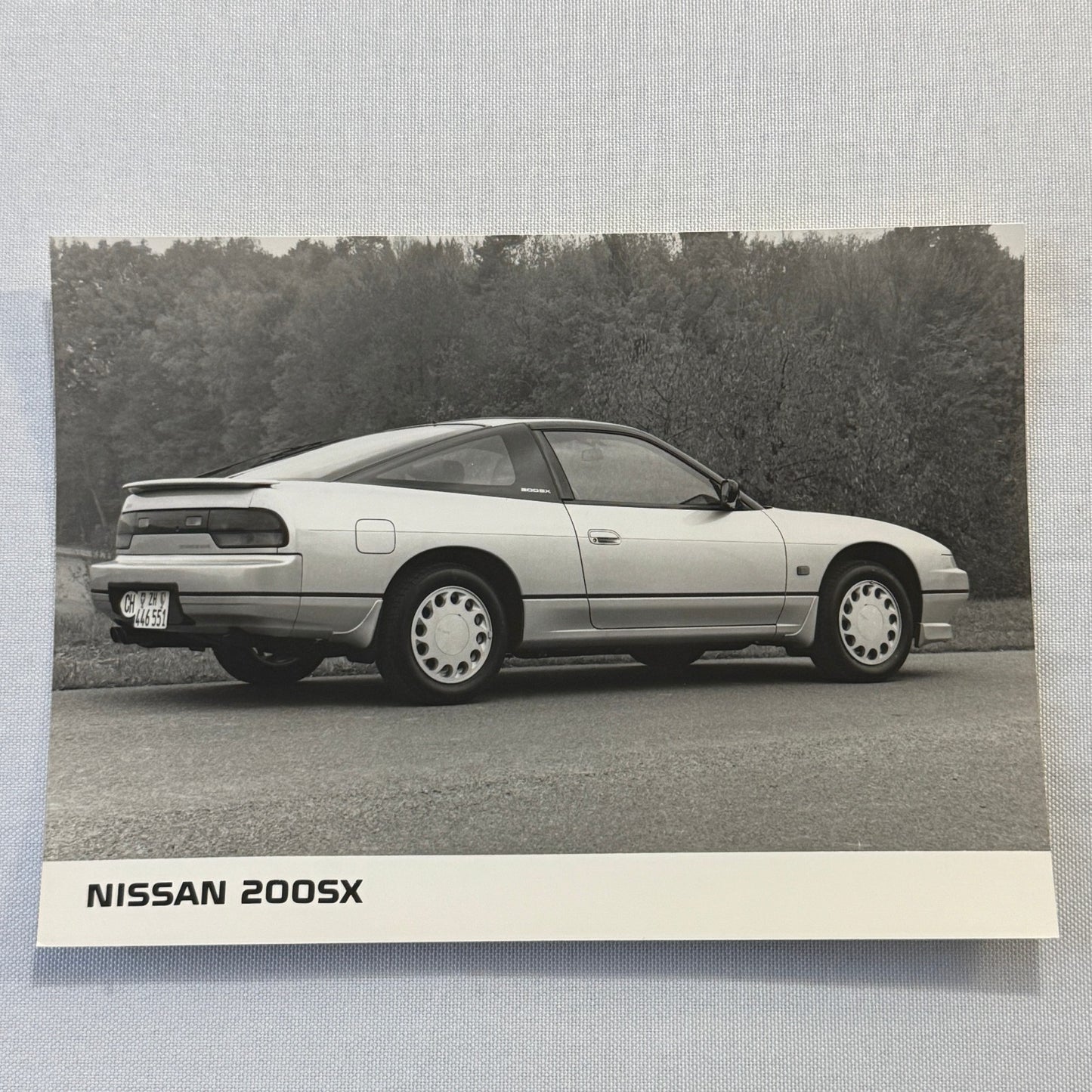 Nissan 200SX Sports Car Factory Press Photo Photograph Lot 2x Vintage