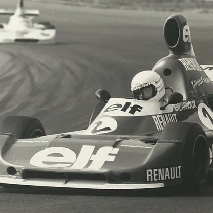 Vintage 1976 Formula 2 F2 Pau Grand Prix Racing Photo Photograph ELF Renault 