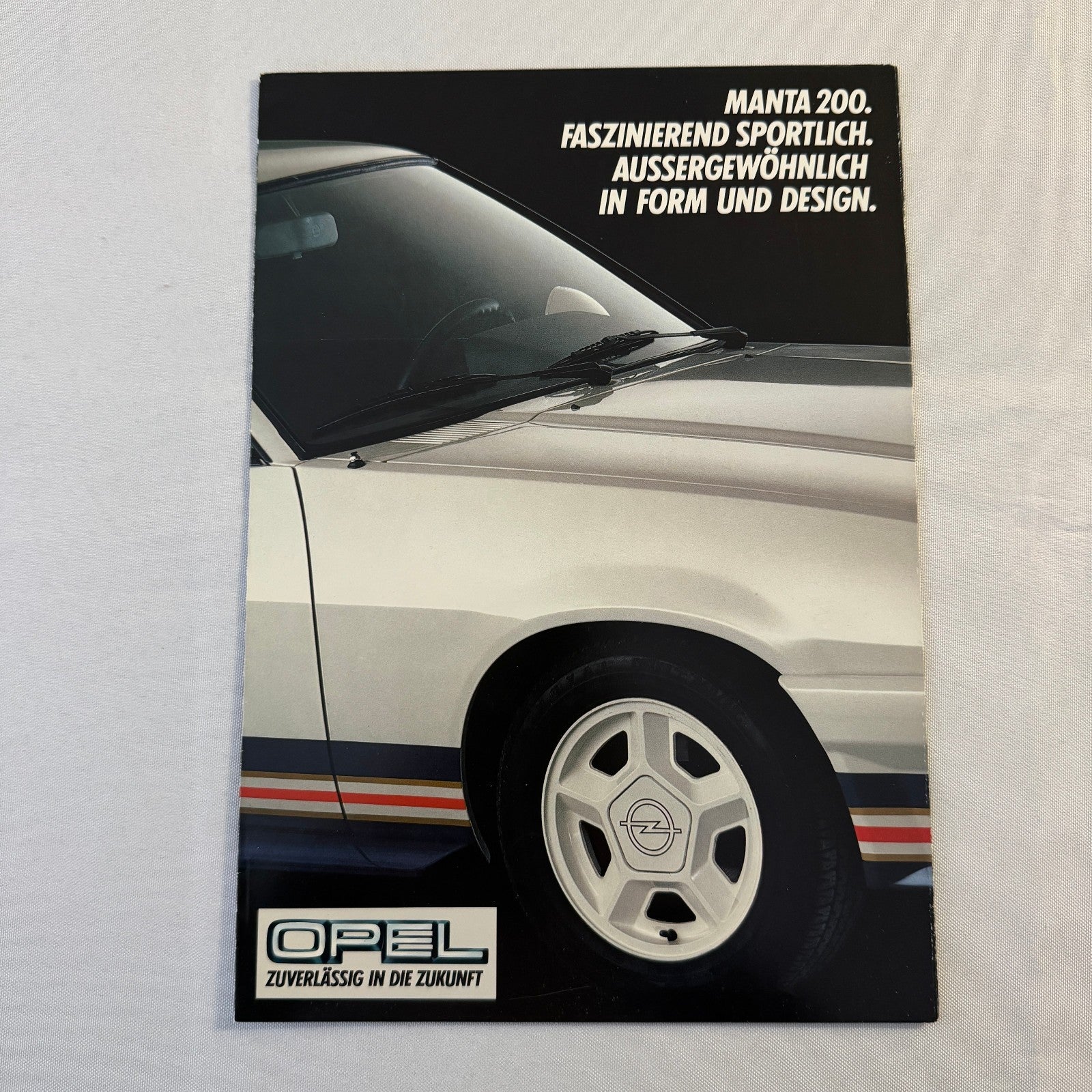 Opel Manta 200 Car Sales Brochure Catalog GERMAN