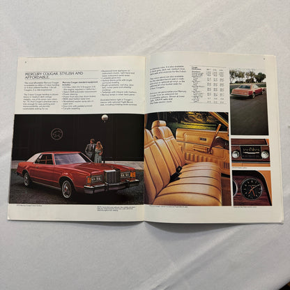 1979 Mercury Cougar Car Sales Brochure Catalog XR-7 XR7