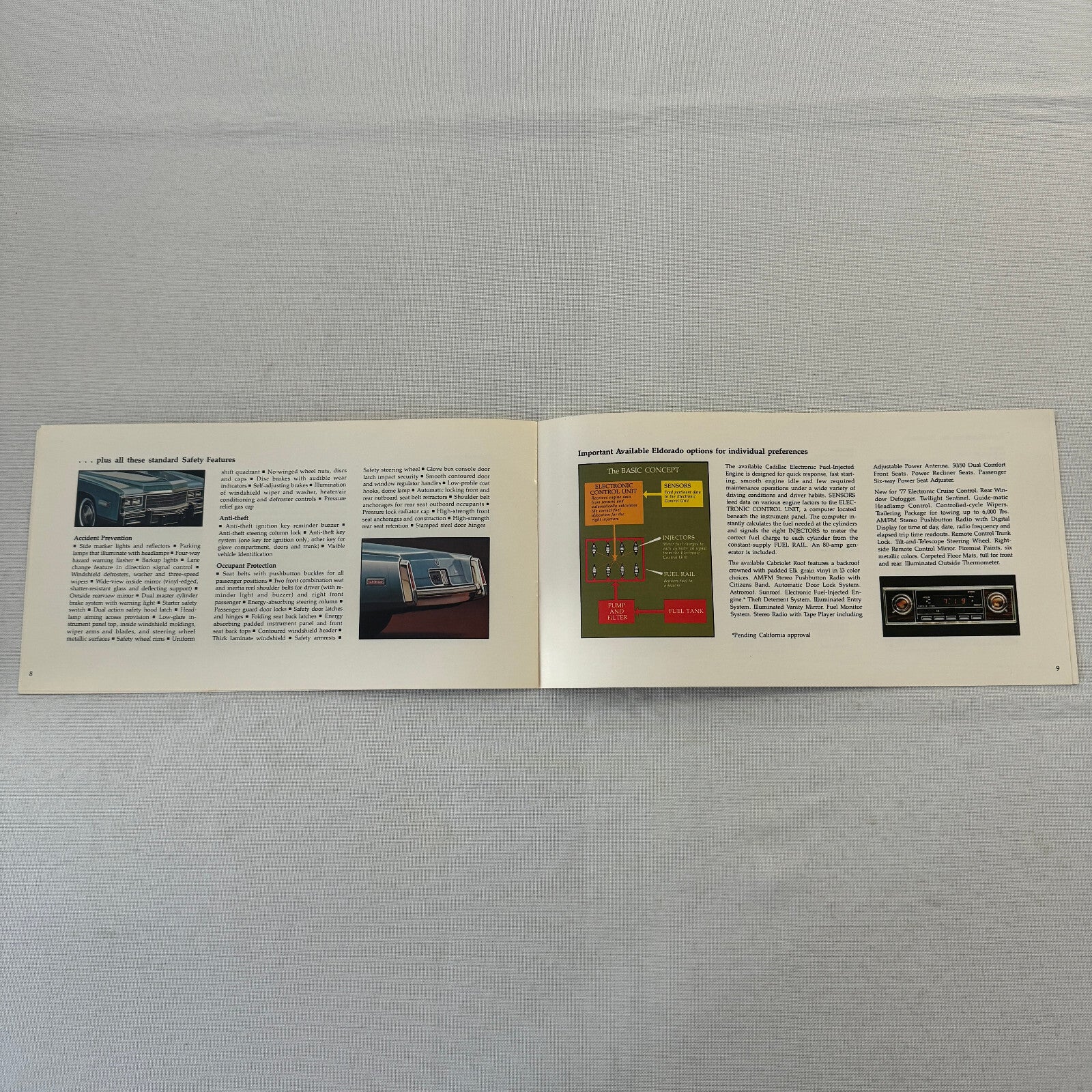 1977 Cadillac Eldorado Car Sales Brochure Catalog Eldorado Custom Biarritz