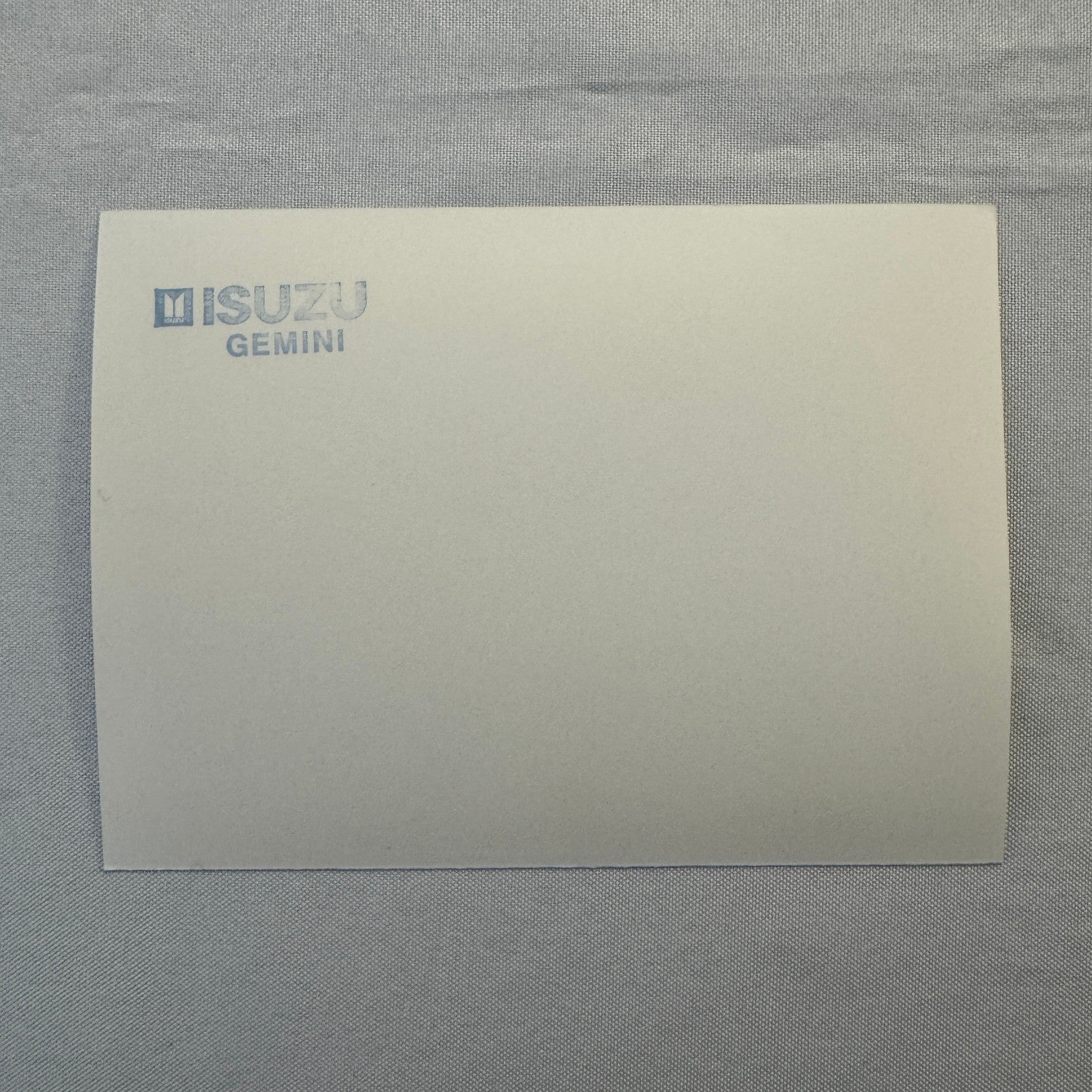 Vintage Isuzu Gemini RR Design Illustration Factory Press Photo Photograph Print