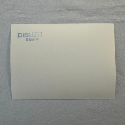 Vintage Isuzu Gemini RR Design Illustration Factory Press Photo Photograph Print