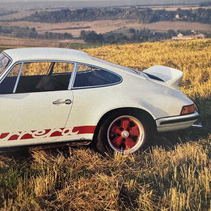 Porsche 911 Carrera Postcard Vintage Image Printed 2015