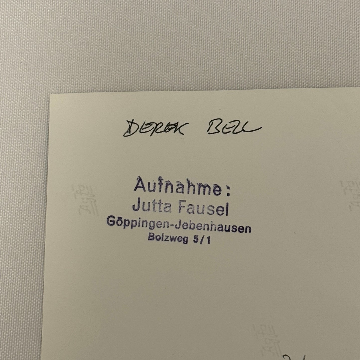 Vintage Racing Photo 1970 Hockenheim F2 Race Derek Bell Driver Motorsport