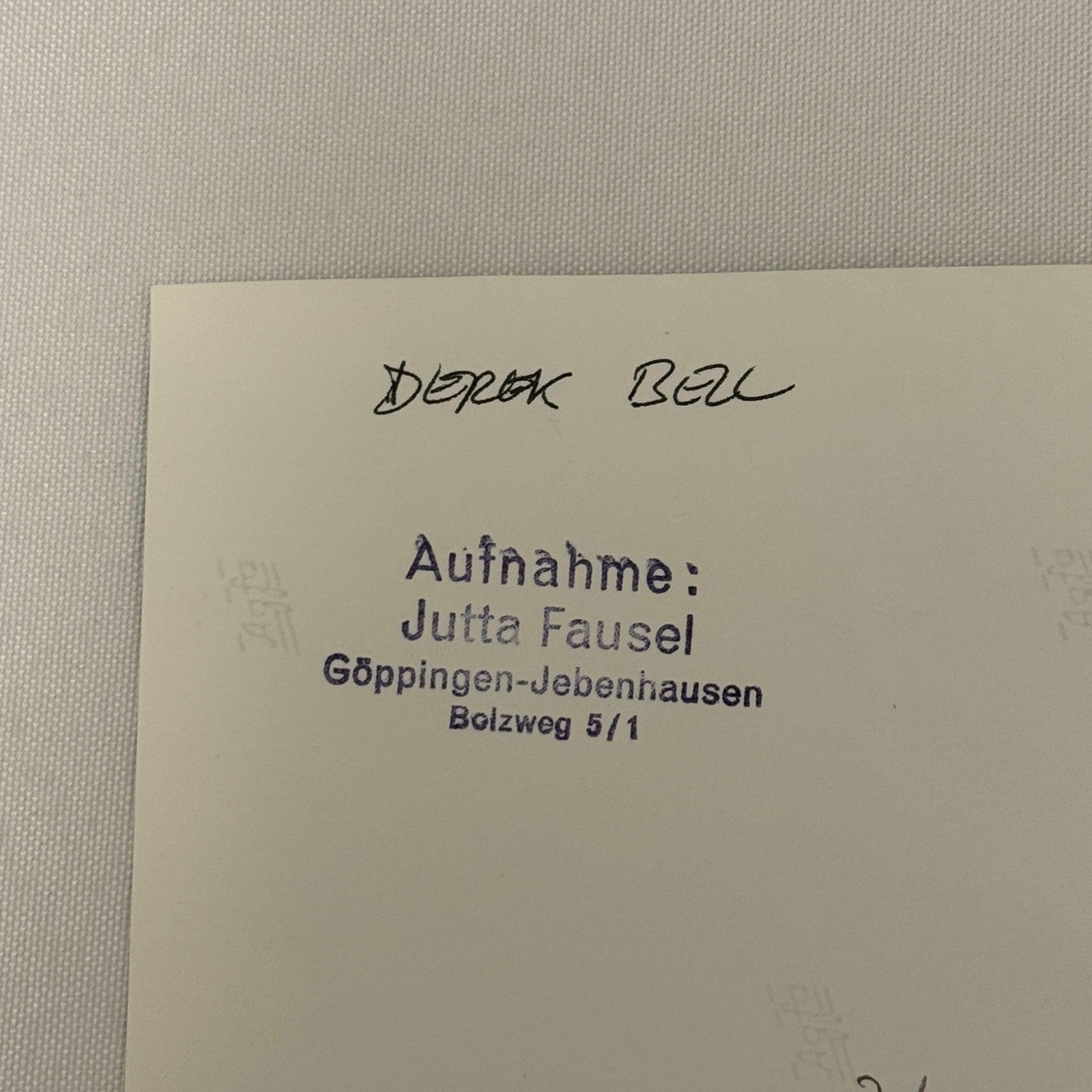 Vintage Racing Photo 1970 Hockenheim F2 Race Derek Bell Driver Motorsport