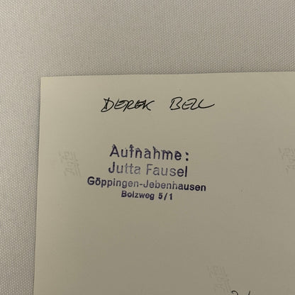 Vintage Racing Photo 1970 Hockenheim F2 Race Derek Bell Driver Motorsport