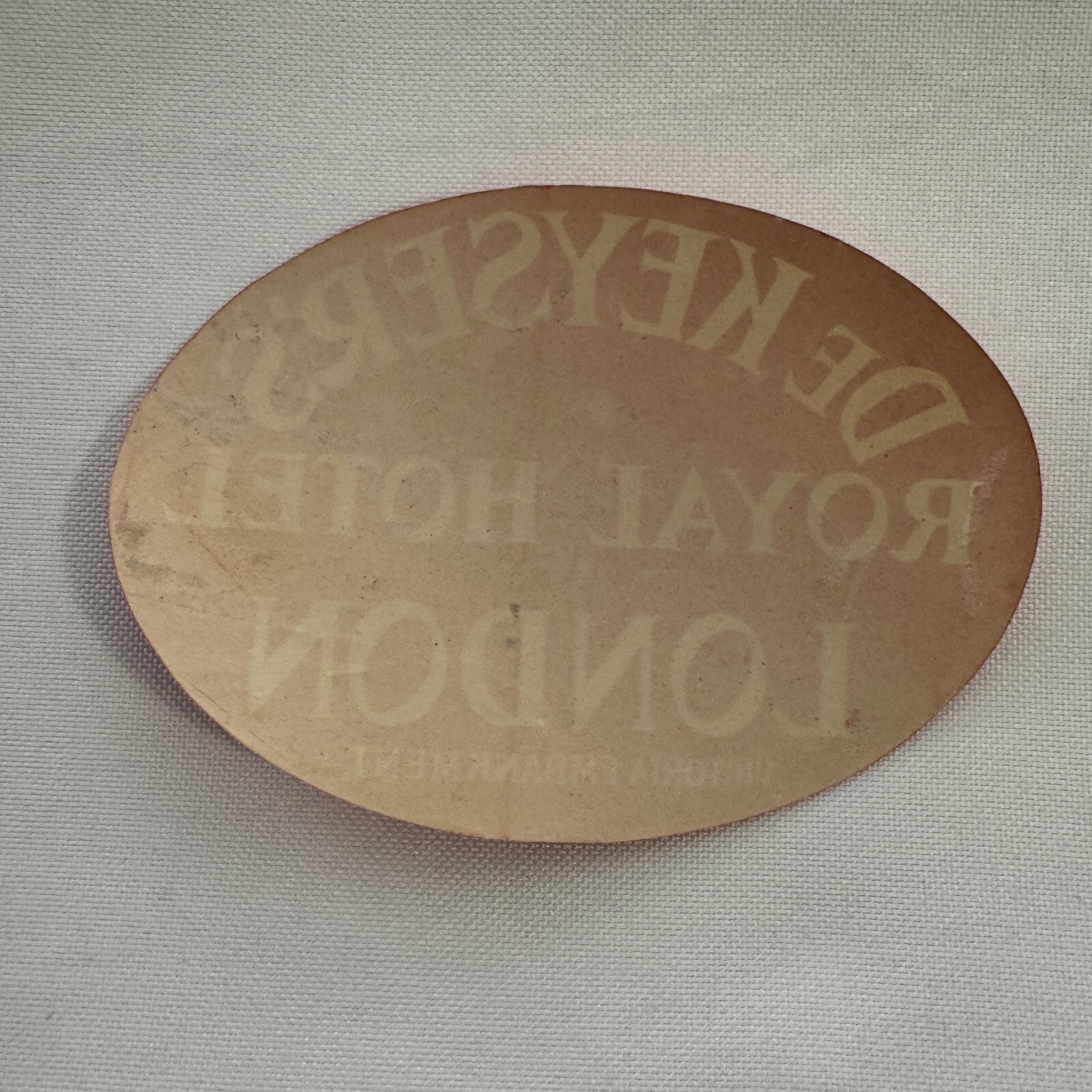 Vintage Travel Luggage Label Ke Keysers Royal Hotel London UK