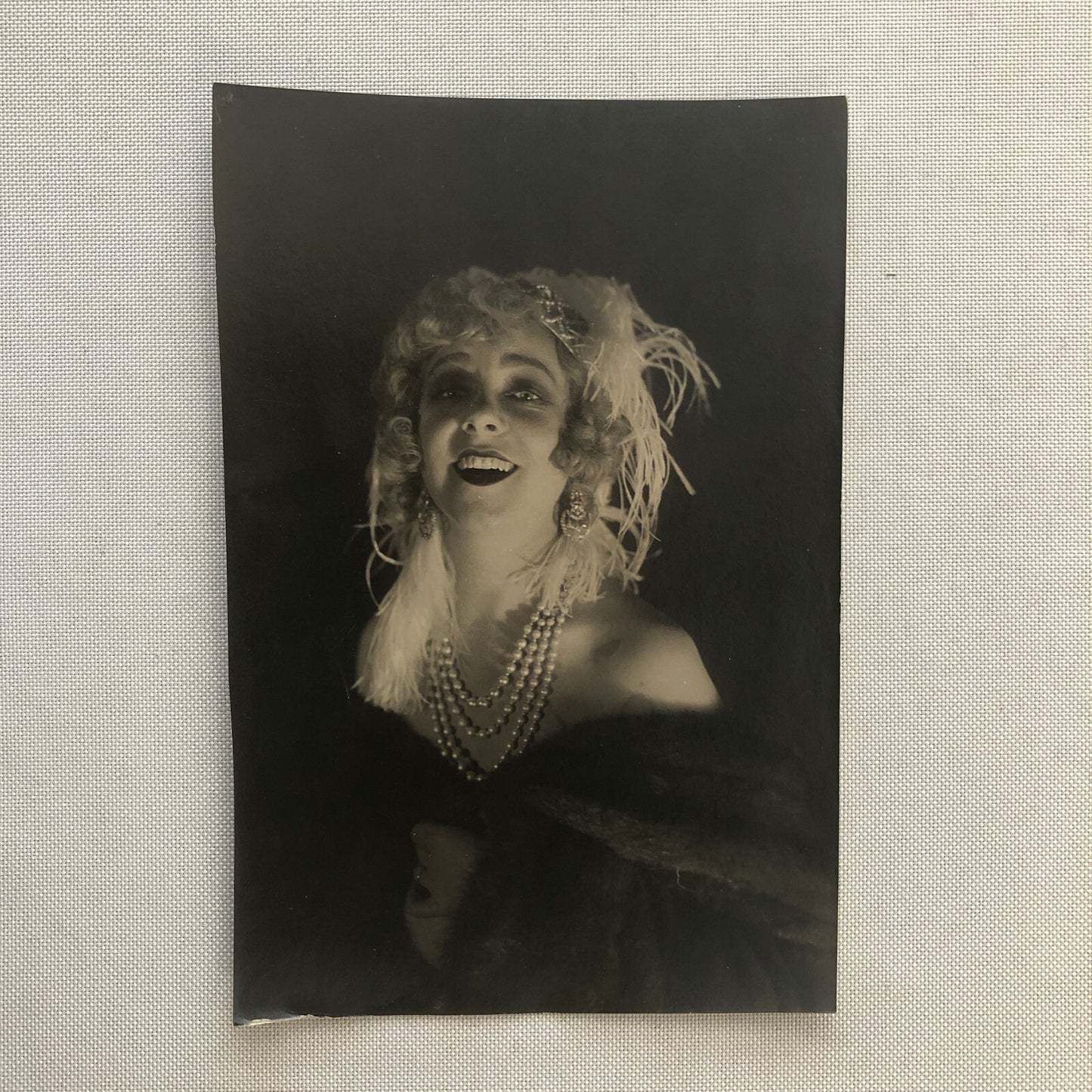 Press Photo Photograph French Stage Actress Yvonne Printemps in Costume 6x
