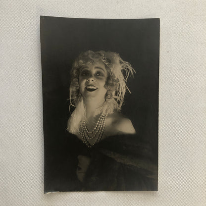 Press Photo Photograph French Stage Actress Yvonne Printemps in Costume 6x