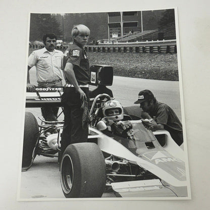 Mark Donohue Vintage Racing Photo F5000 Lola Car 1973 Modern Print