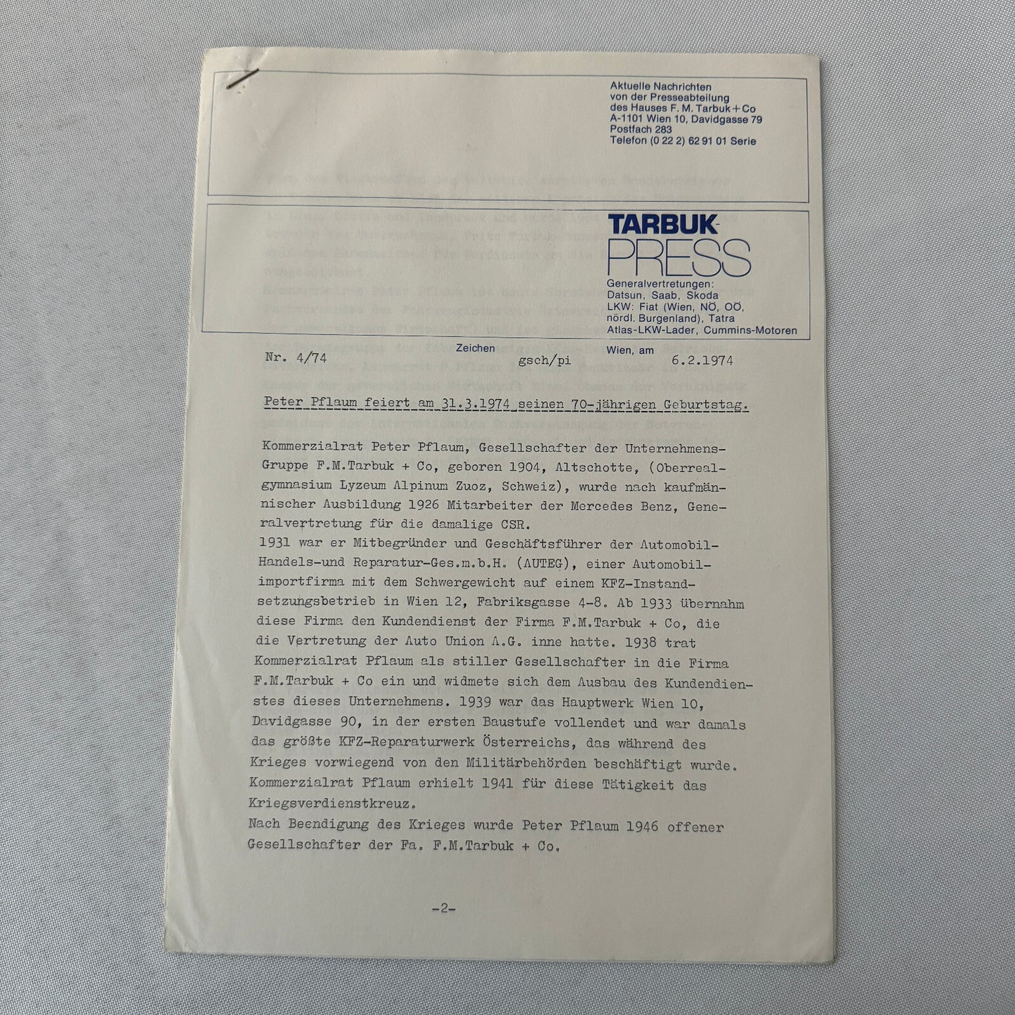 1974 Saab Press Kit Photos Press Releases GERMAN Saab 96 Saab 99L