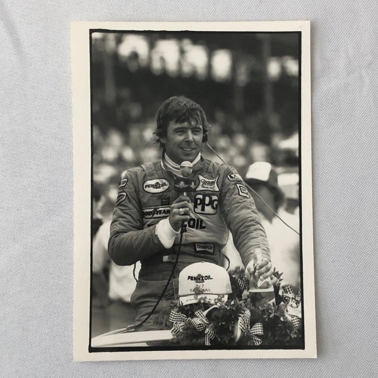 Vintage Indy Indianapolis Racing Photo Photograph Rick Mears 1984 DPPI