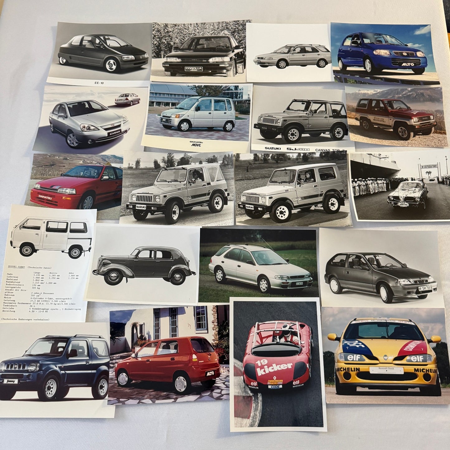HUGE International Car Factory Press Photo Lot JDM European Honda Toyota 240+