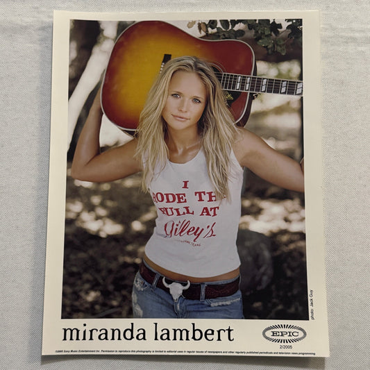 Miranda Lambert Music Publicity Press Photo Photograph Country