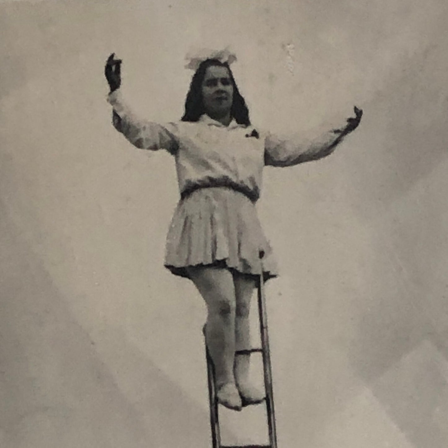 Circus Bicycle Balancing Act The Solas Photo Photograph Vintage