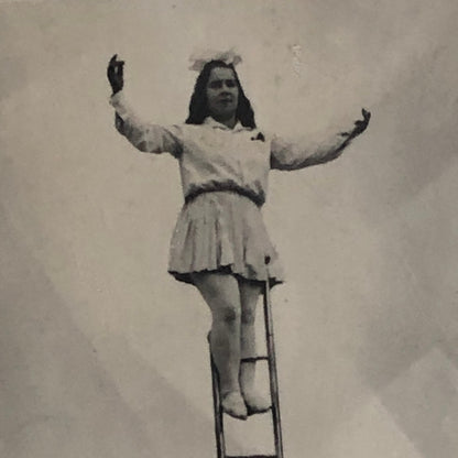 Circus Bicycle Balancing Act The Solas Photo Photograph Vintage