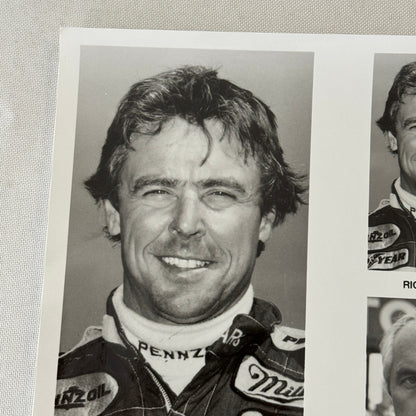 Racing Driver Press Photo Photograph Rick Mears Danny Sullivan Al Unser Penske
