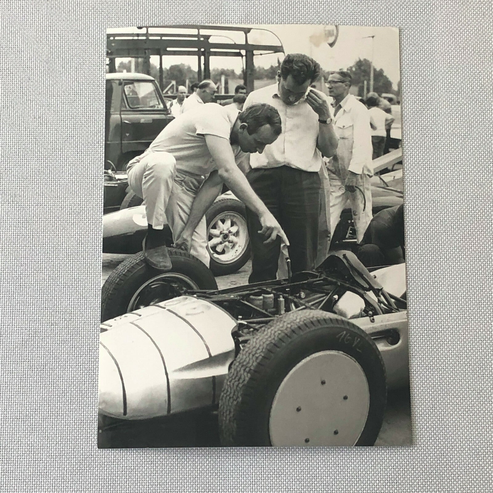 Vintage John Surtees Porsche Racing Photo Photograph 1962 Italian Grand Prix