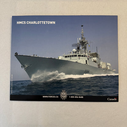 HMCS Charlottetown Canadian Military Frigate Ship Boat Vessel Spec Sheet
