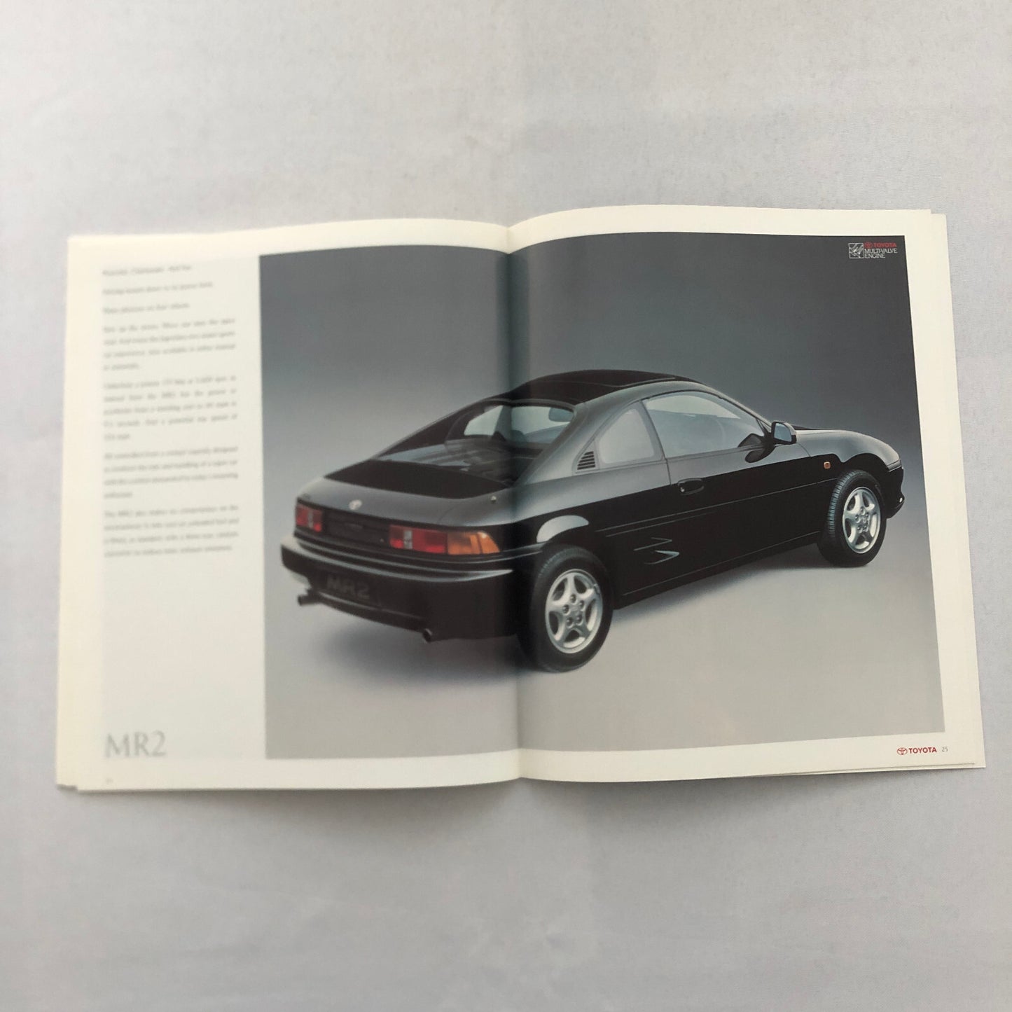 1990 Toyota Sports Car Sales Brochure Catalog Celica Supra MR2 Corolla UK Market