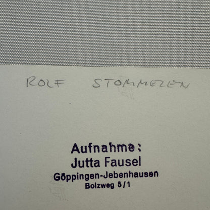 Vintage Racing Photo Porsche 908 Spyder Driver Rolf Stommelen Photograph 1969