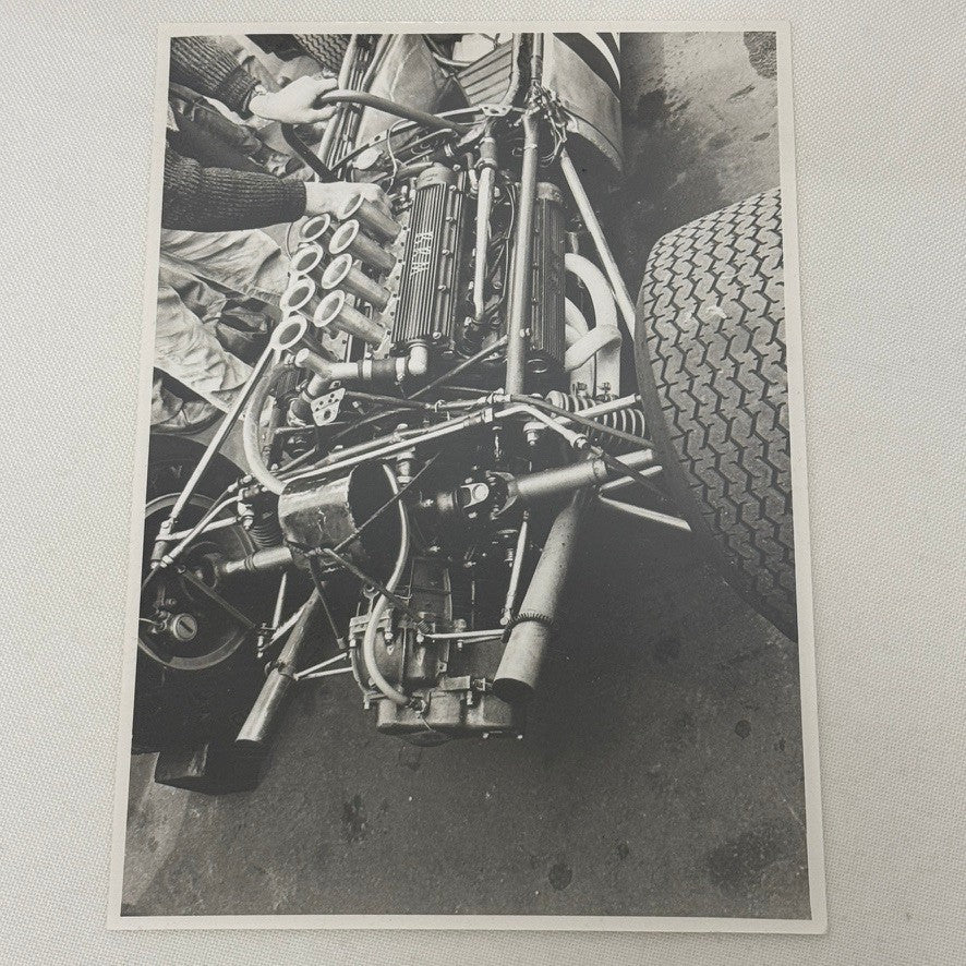 Vintage Racing Photo BRM Car 1966 German Grand Prix Race Engine Motorsport