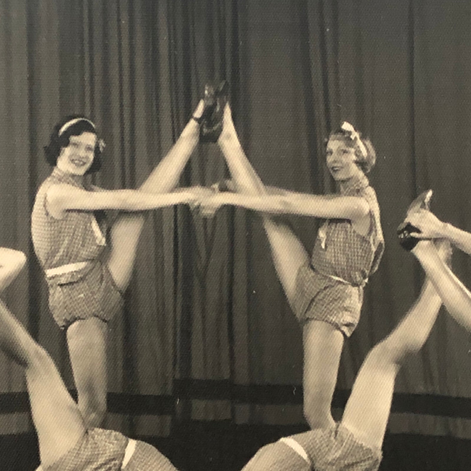 Dance Troupe Dancer Dancing Circus Photo Photograph Vintage Frances MacKenzie