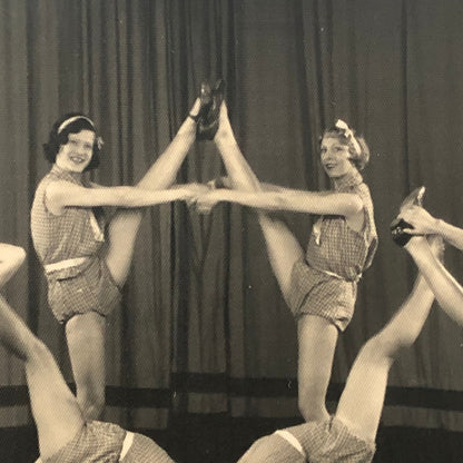 Dance Troupe Dancer Dancing Circus Photo Photograph Vintage Frances MacKenzie