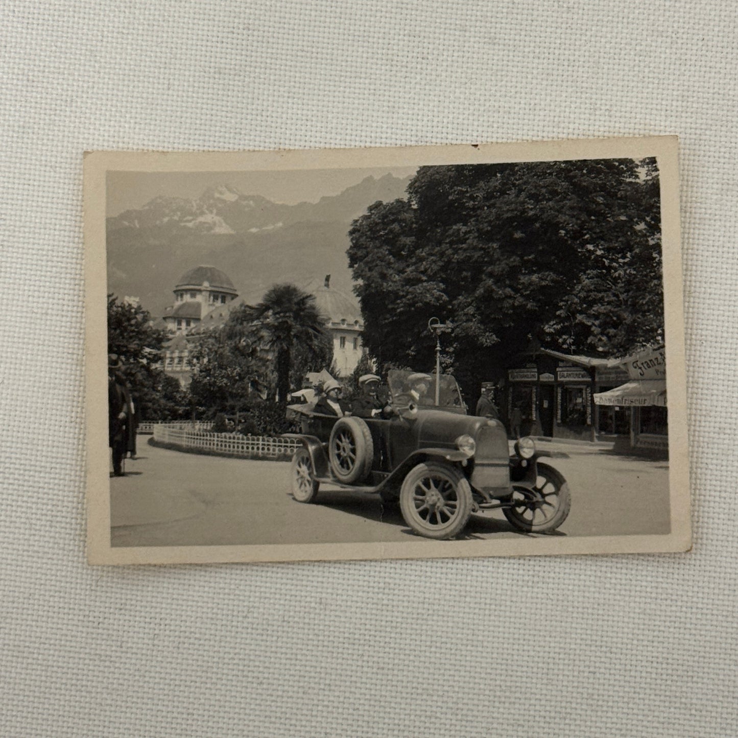 Vintage Photo Photograph Print Early Car Automobile People Lot 2x