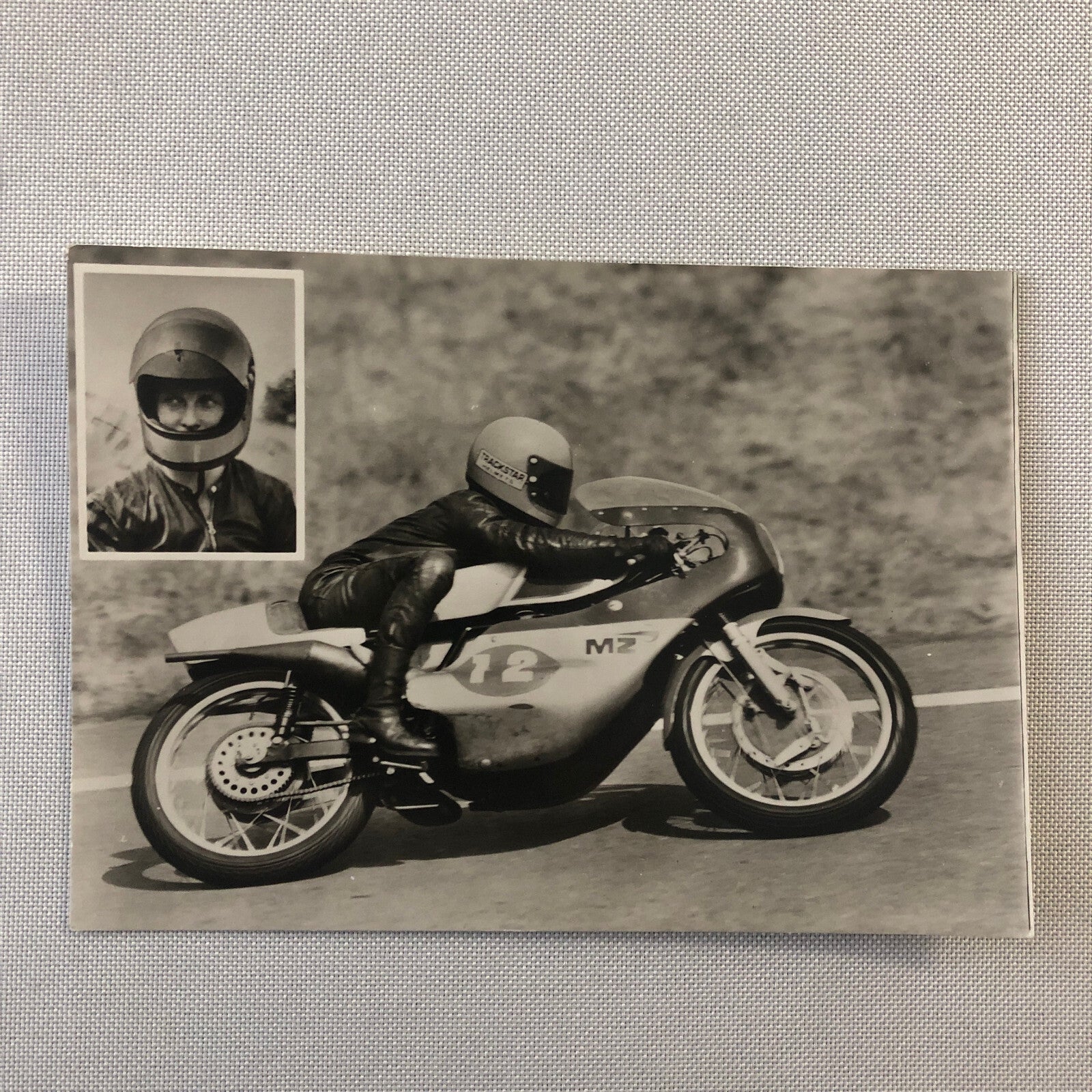 Vintage Motorcycle Racing Postcard Post Card Bernd Kohler Germany