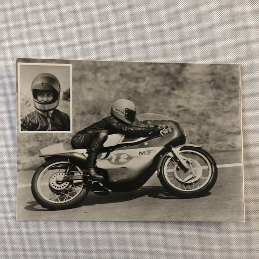 Vintage Motorcycle Racing Postcard Post Card Bernd Kohler Germany