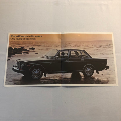 Vintage Volvo 164E Car Automobile Sales Brochure Volvo 164 E