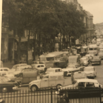 Vintage Photo Photograph Citroen Cars on Street France French ? Tag AL22SM1