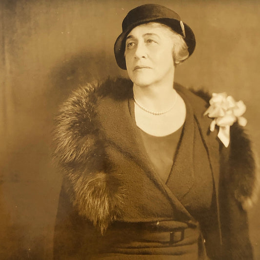 Press Photo Photograph Portrait First American Female Diplomat 1933 Denmark