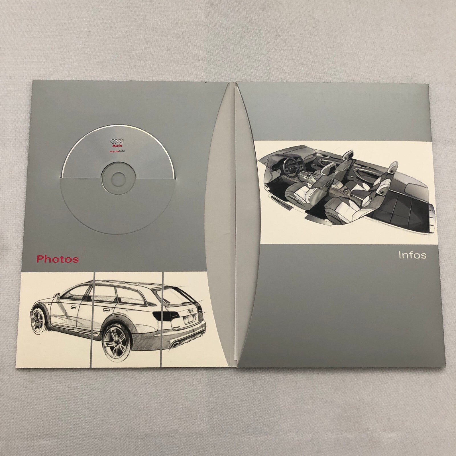 Audi Allroad Quattro Station Wagon Concept Car Press Kit Photo CD GERMAN Text