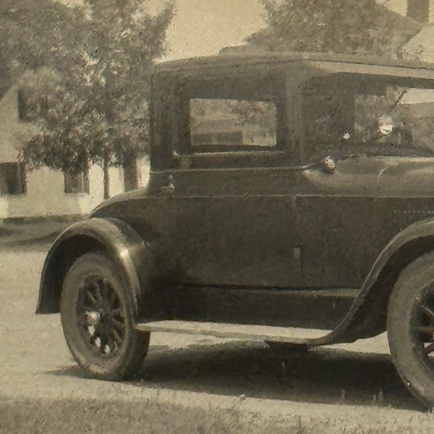 Vintage Automobile Photo Photograph Print Snapshot Car