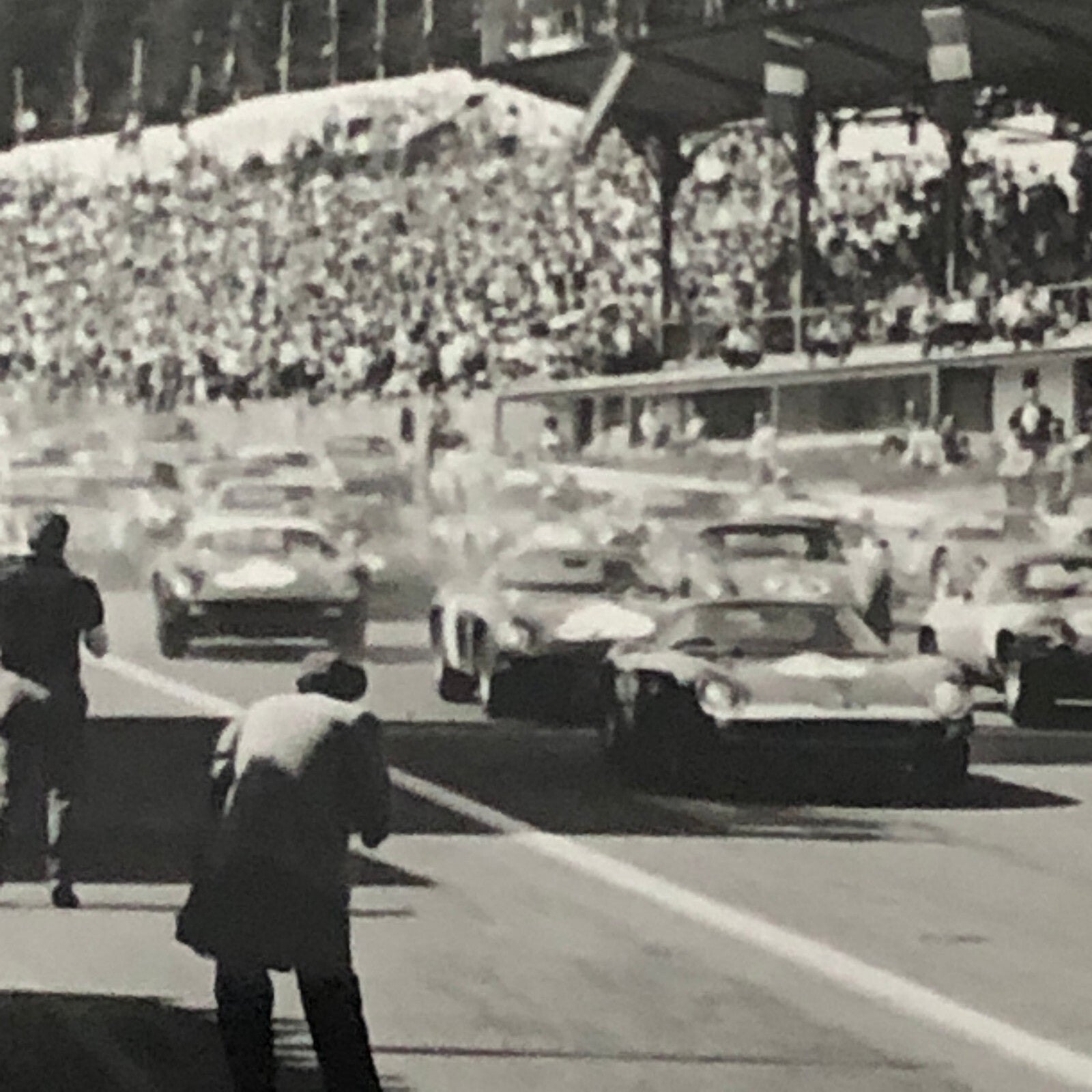 Vintage Racing Photo Photograph Print - Tag AL22 E7