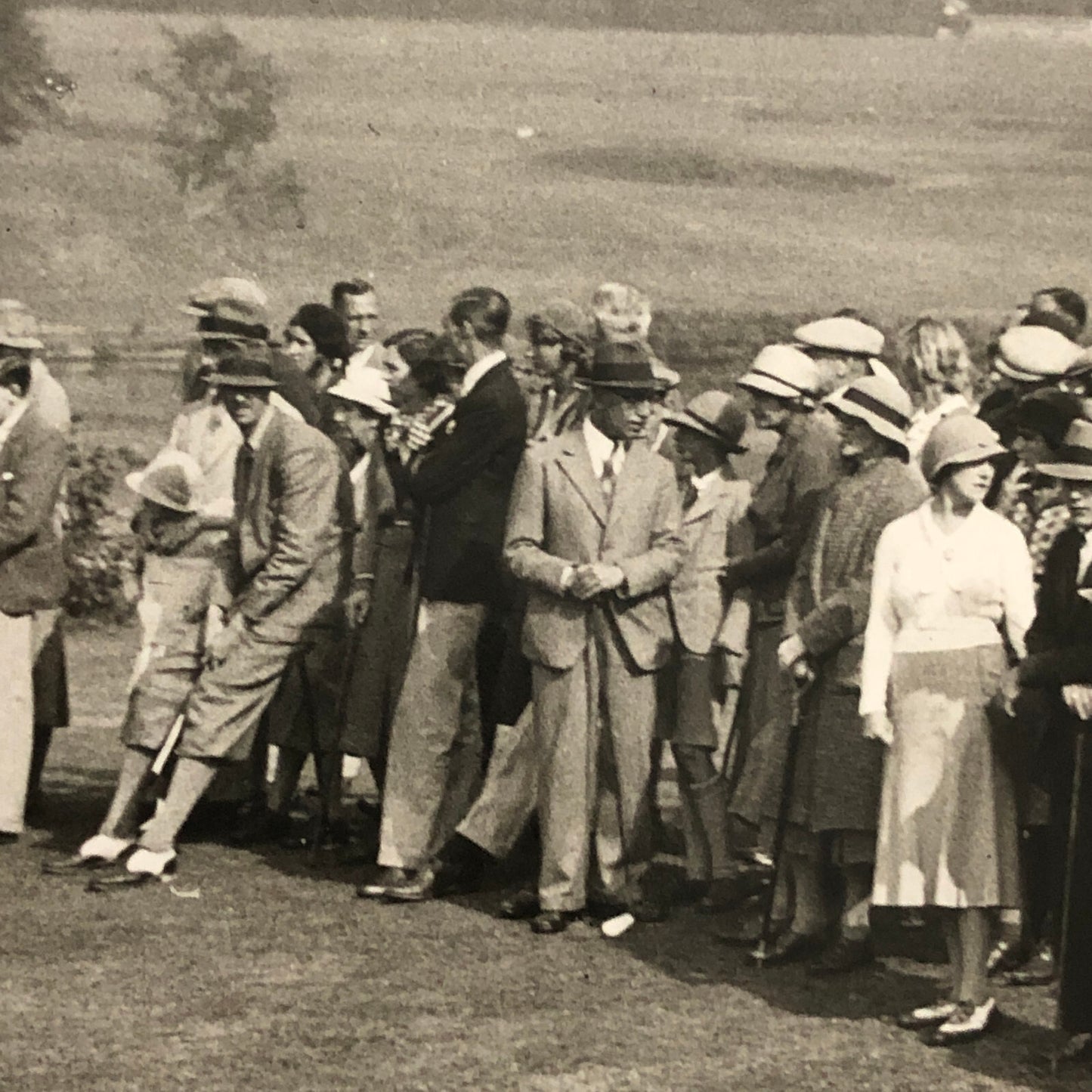 Press Photo Photograph Ladies Golf Golfer Tournament Stoke Poges Jessie Anderson