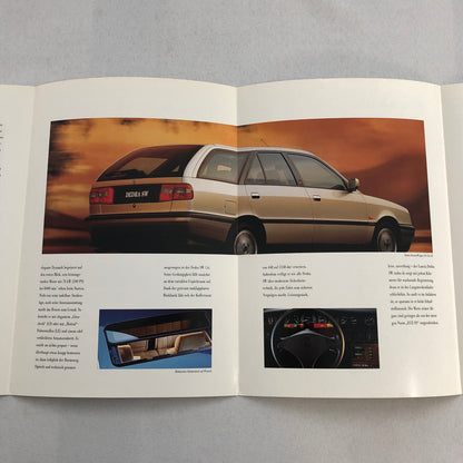 Lancia Dedra SW Station Wagon Car Sales Brochure Catalog Dedra German Text