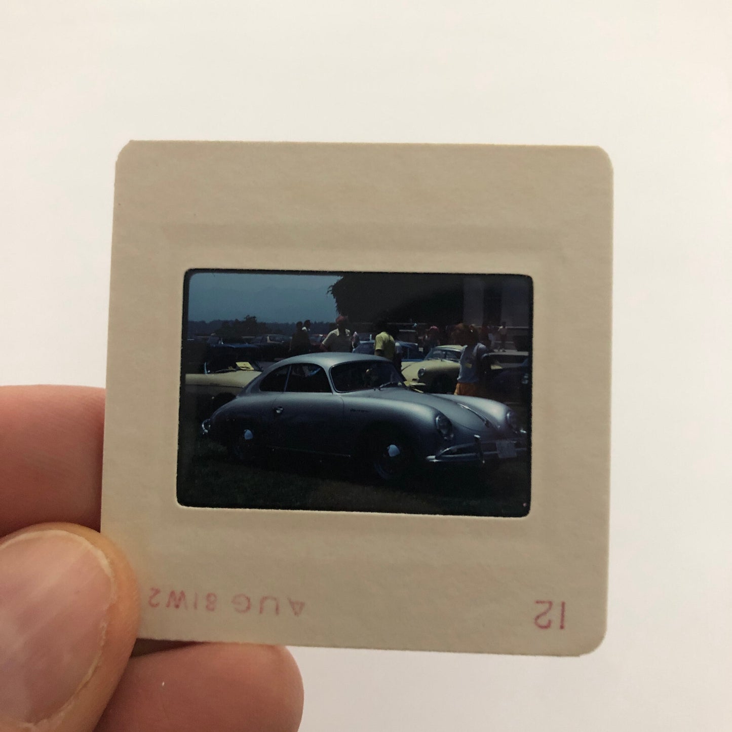 Porsche 356 Car Show 35mm Photo Slide Vintage 1981