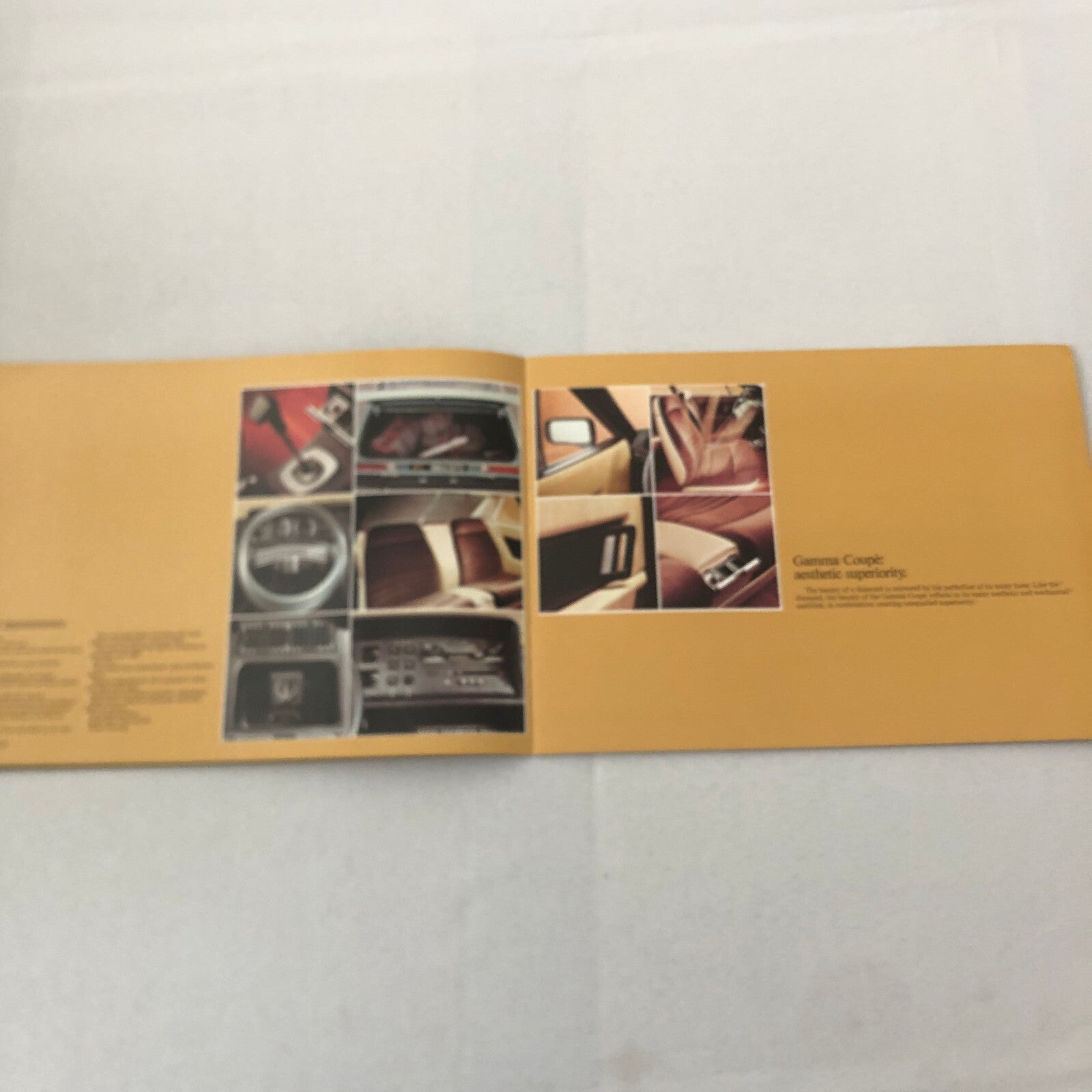 Lancia Gamma Coupe Car Sales Brochure Catalog GERMAN TEXT