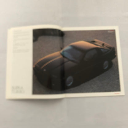 1990 Toyota Sports Car Sales Brochure Catalog Celica Supra MR2 Corolla UK Market
